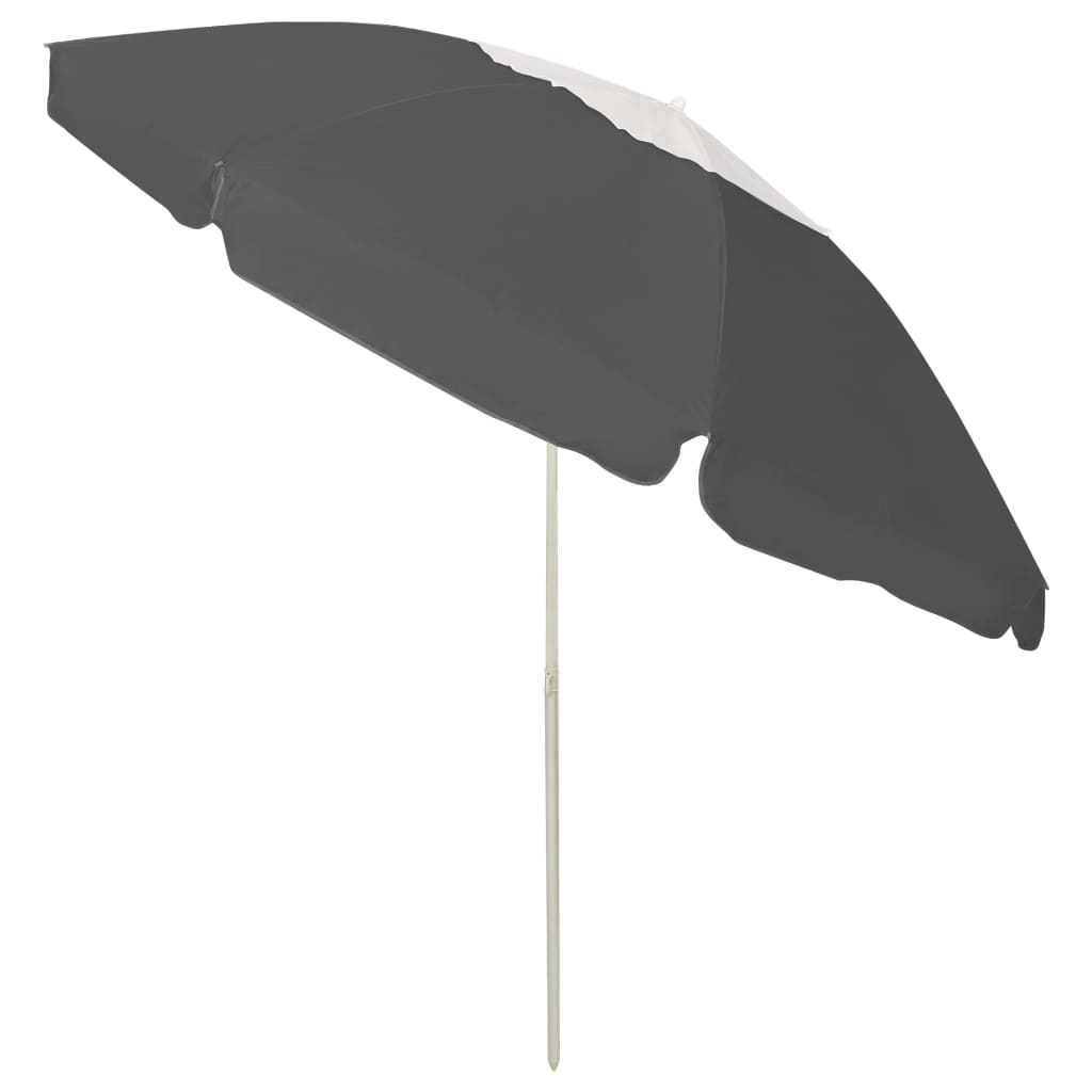 8720286149690_g_en_hd_2 vidaXL Beach Parasol Anthracite 240 cm - Image 3