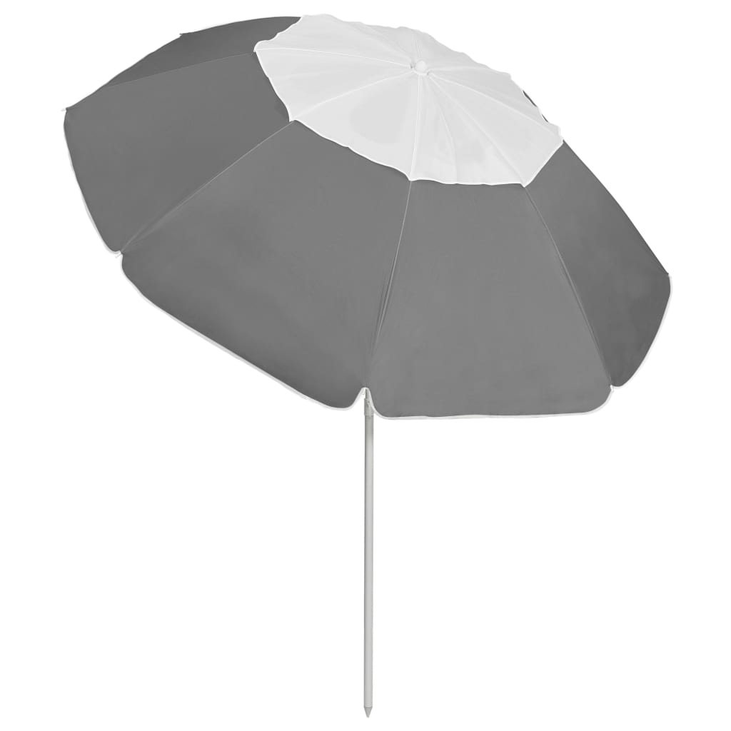 8720286149737_g_en_hd_2 vidaXL Beach Parasol Anthracite 300 cm - Image 3
