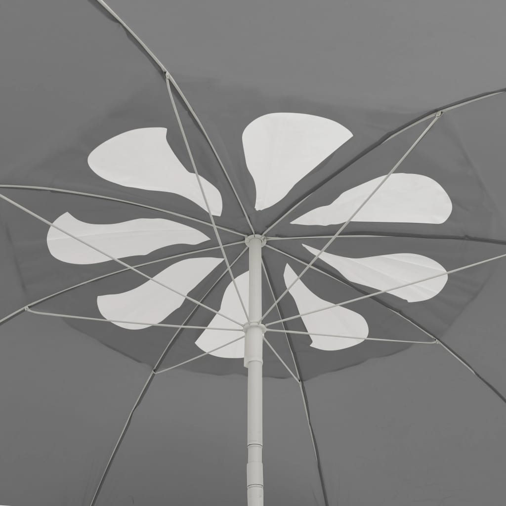 8720286149737_g_en_hd_4 vidaXL Beach Parasol Anthracite 300 cm - Image 5