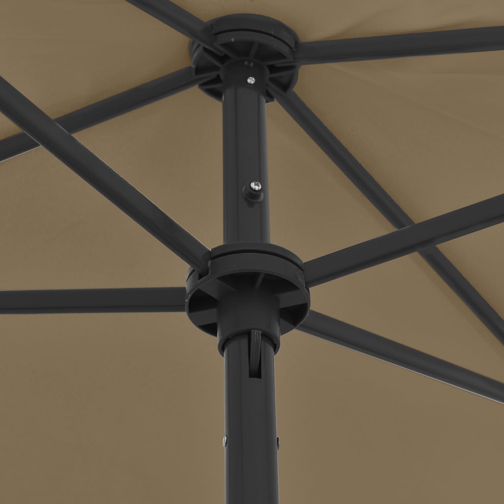 8720286149775_g_en_hd_6 vidaXL Beach Parasol Taupe 180x120 cm - Image 7