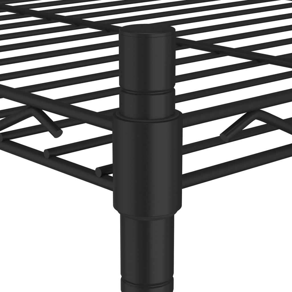 8720286150979_g_en_hd_3 vidaXL 3-Tier Storage Rack 60x35x76 cm Black 150 kg - Image 5