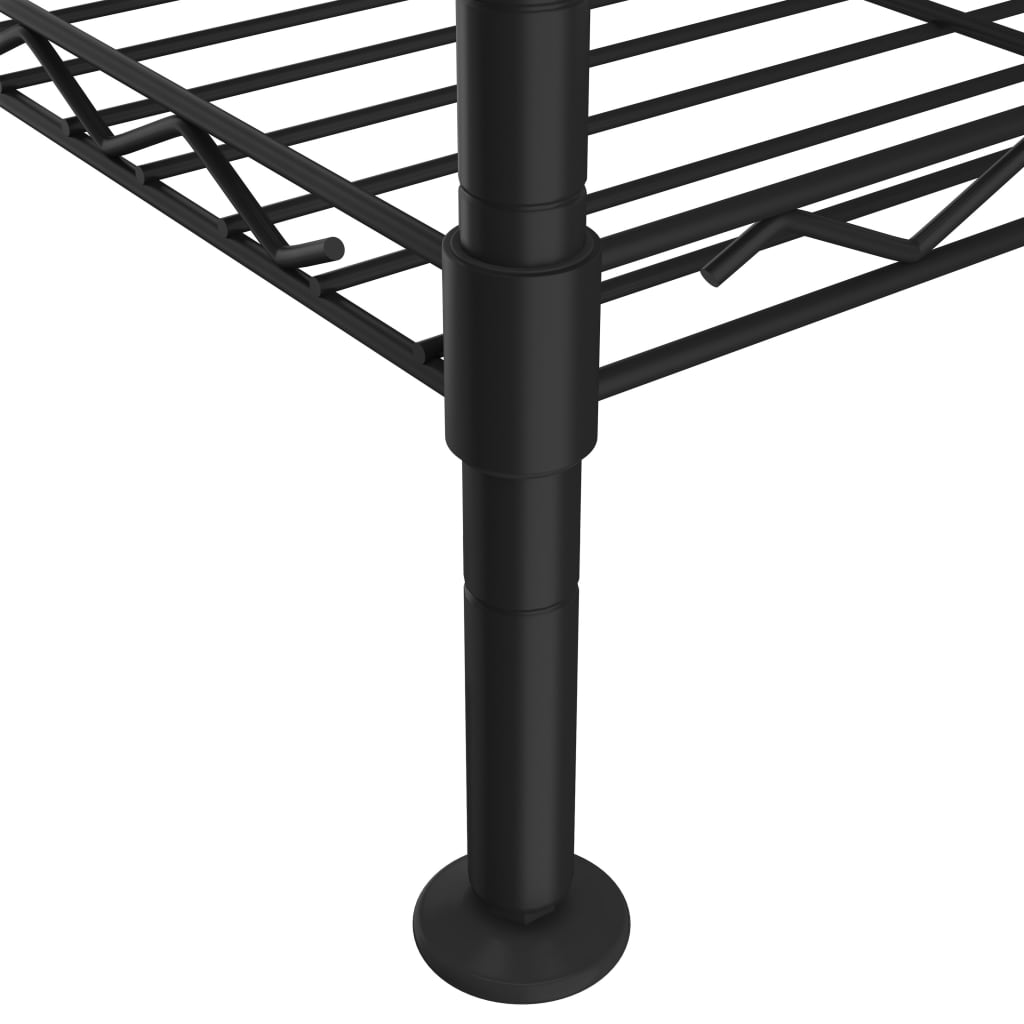 8720286150979_g_en_hd_4 vidaXL 3-Tier Storage Rack 60x35x76 cm Black 150 kg - Image 6