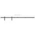 vidaXL Mini Sliding Cabinet Door Kit Carbon Steel 183 cm - Image 6