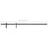 vidaXL Mini Sliding Cabinet Door Kit Carbon Steel 200 cm - Image 6