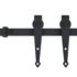 vidaXL Mini Sliding Cabinet Door Kit Carbon Steel 200 cm - Image 3