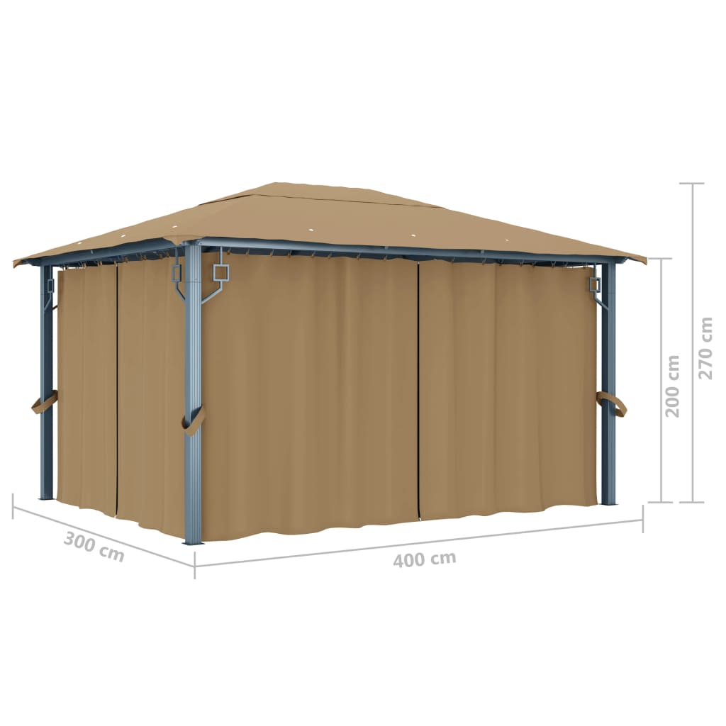 8720286153086_g_en_hd_10 vidaXL Gazebo with Curtain 400x300 cm Taupe Aluminium - Image 11