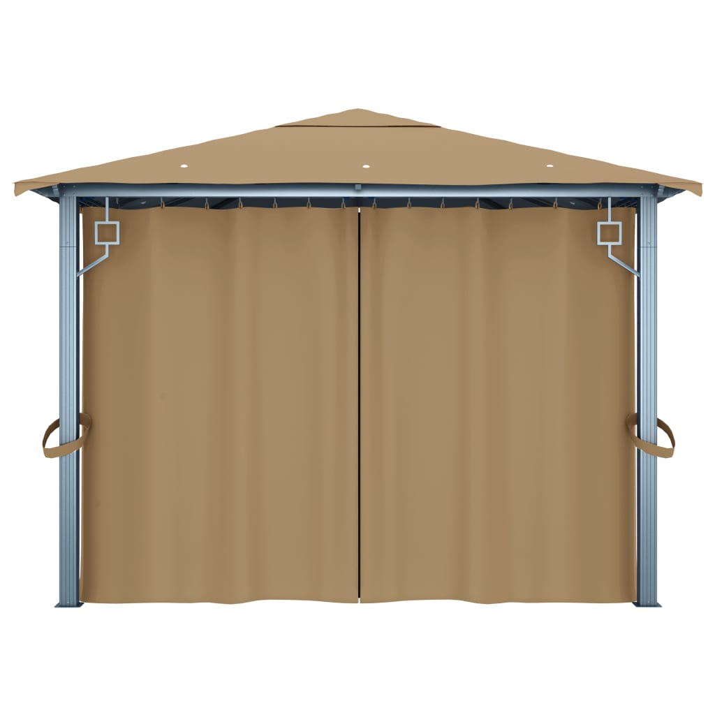 8720286153086_g_en_hd_6 vidaXL Gazebo with Curtain 400x300 cm Taupe Aluminium - Image 7