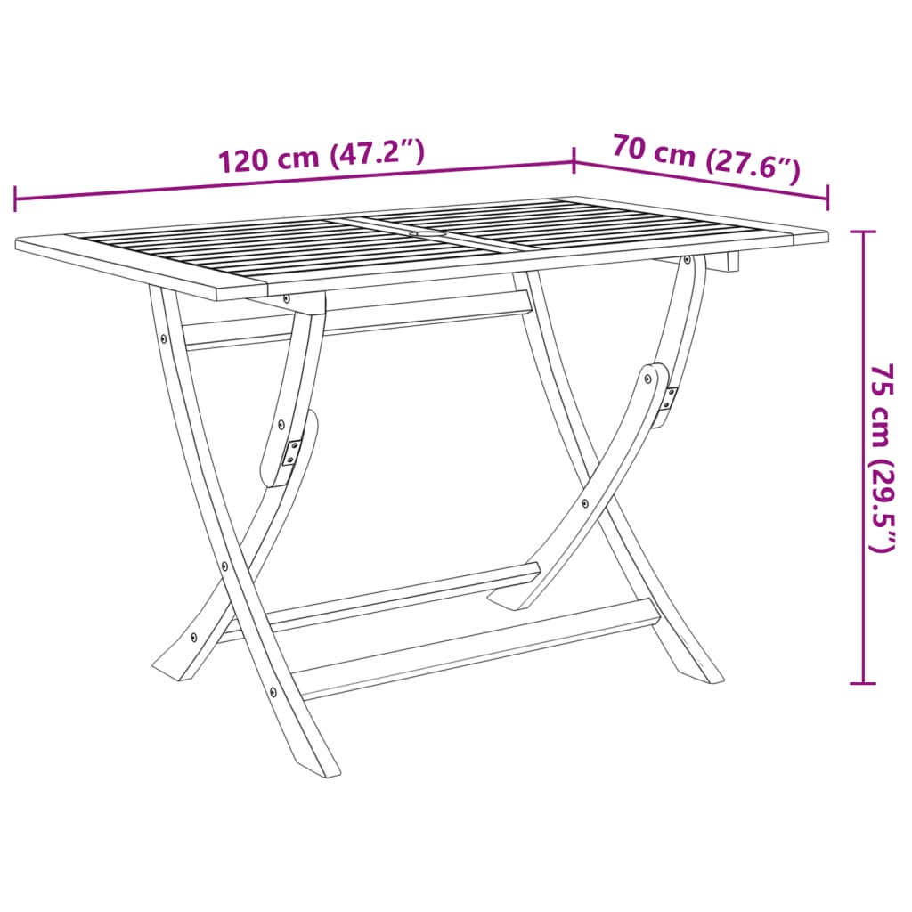 8720286153635_g_en_hd_6 vidaXL Folding Garden Table 120x70x75 cm Solid Acacia Wood - Image 7