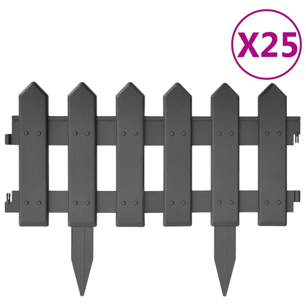 8720286154014_a_en_hd_1 vidaXL Lawn Edgings 25 pcs Anthracite 10 m PP - Image 2