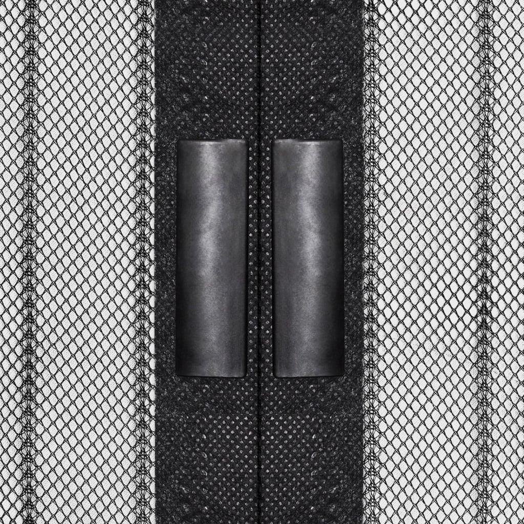 8720286154045_g_en_hd_4 vidaXL Insect Door Curtains 2 pcs with Magnet Blocks Black 210x90 cm - Image 5