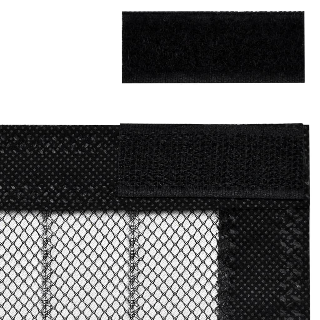 8720286154045_g_en_hd_6 vidaXL Insect Door Curtains 2 pcs with Magnet Blocks Black 210x90 cm - Image 7
