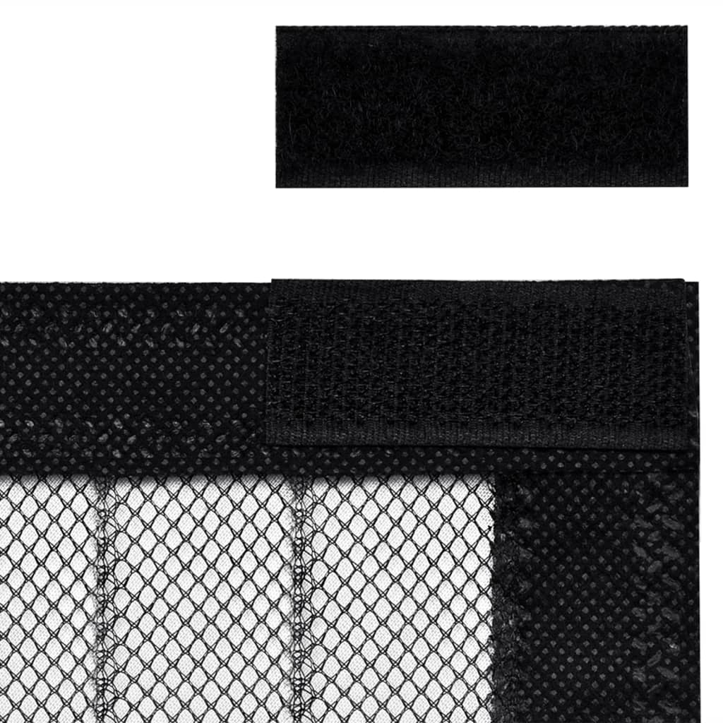 8720286154052_g_en_hd_6 vidaXL Insect Door Curtains 2 pcs with Magnet Blocks Black 220x100 cm - Image 7