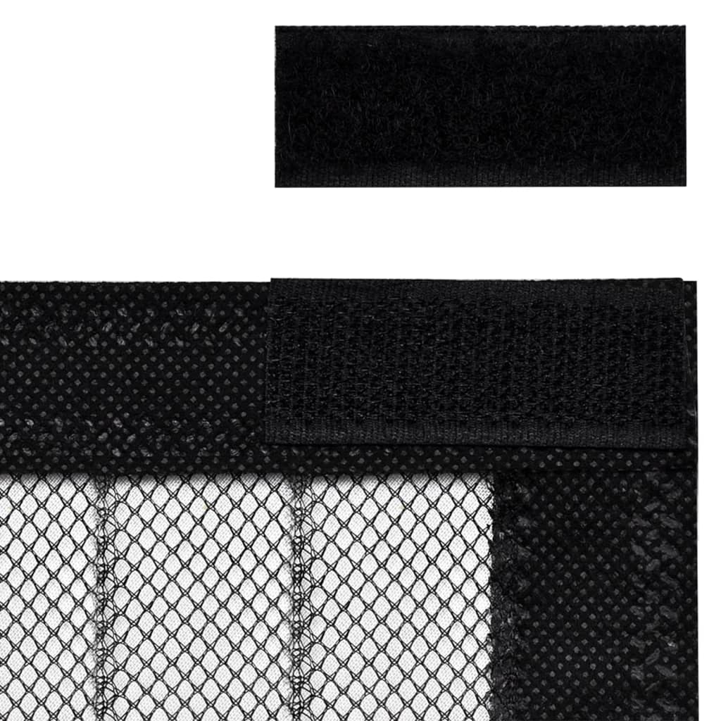 8720286154076_g_en_hd_6 vidaXL Insect Door Curtains 2 pcs with Magnet Blocks Black 220x130 cm - Image 7