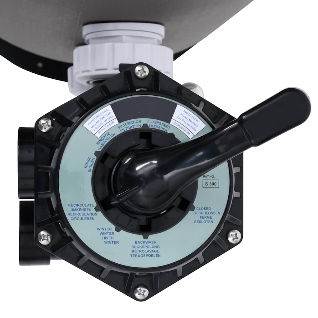 8720286155219_g_en_hd_3 vidaXL Pool Sand Filter with Side Mount 6-Way Valve Grey - Image 4