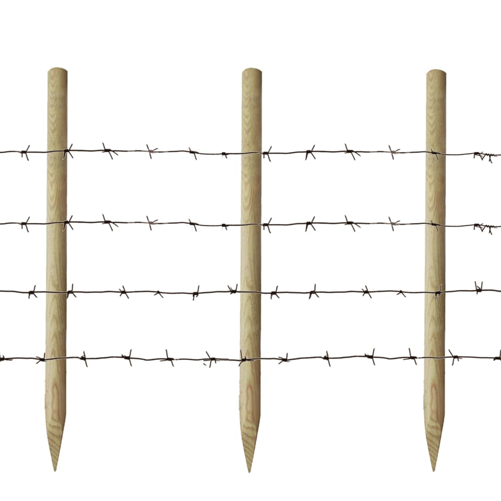 8720286162149_g_en_hd_1 vidaXL Fence Posts 6 pcs Wood 170 cm - Image 2