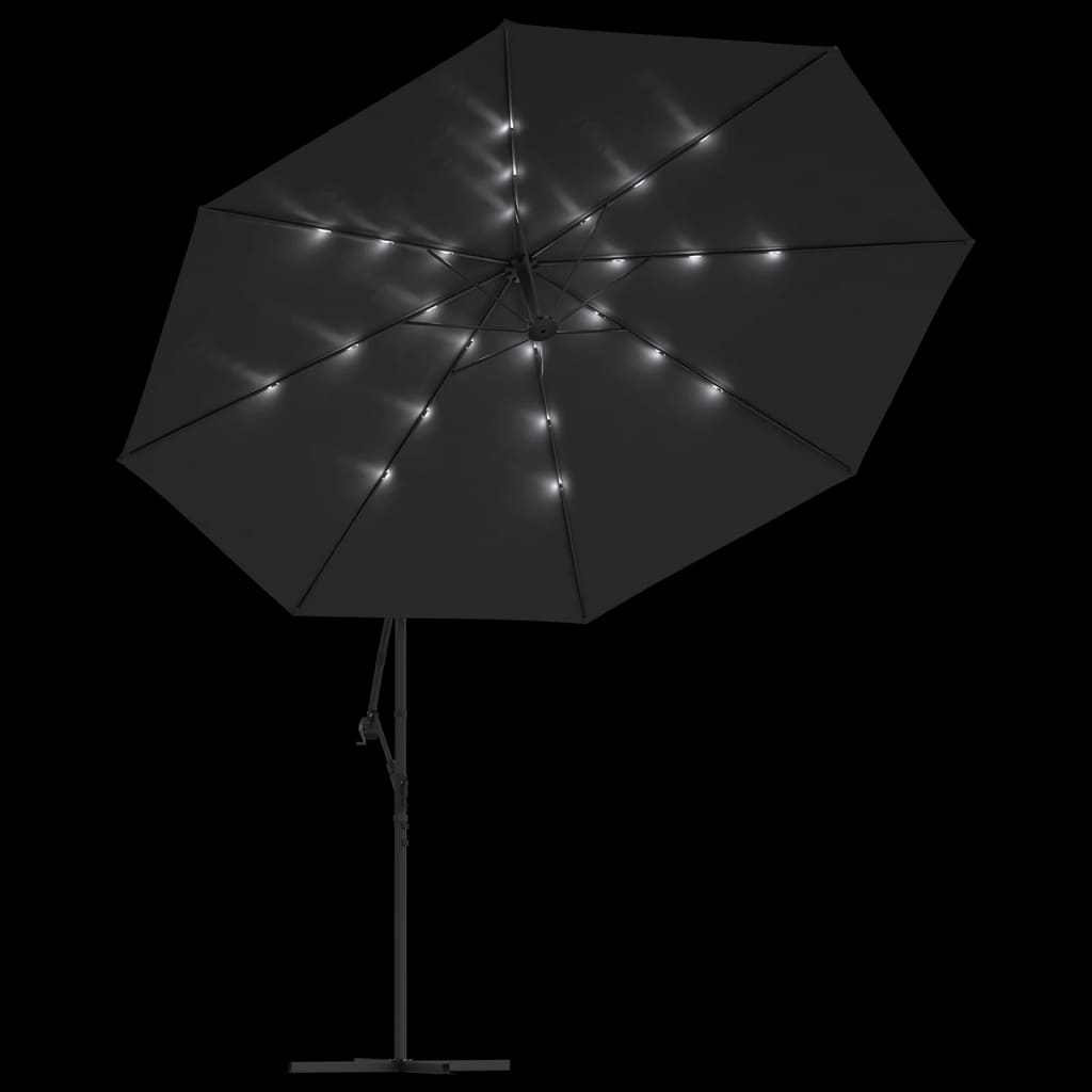 8720286164662_g_en_hd_4 vidaXL Cantilever Garden Parasol with LED Lights Black 350 cm - Image 6