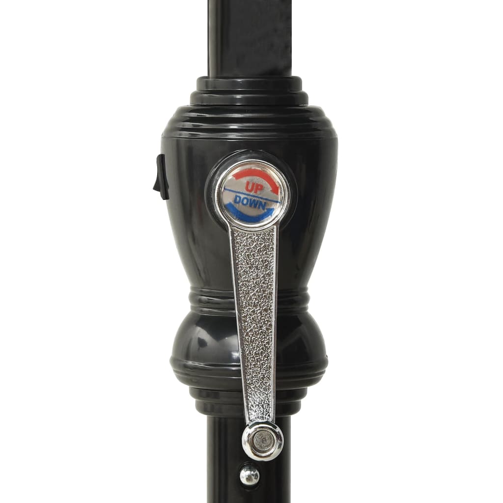 8720286164747_g_en_hd_7 vidaXL Garden Parasol with LEDs and Steel Pole Black 2x3 m - Image 8