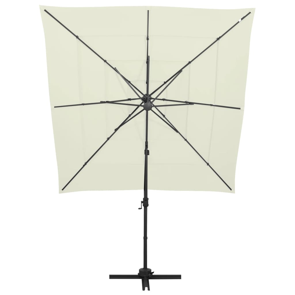 8720286165027_g_en_hd_4 vidaXL 4-Tier Garden Parasol with Aluminium Pole Sand 250x250 cm - Image 5