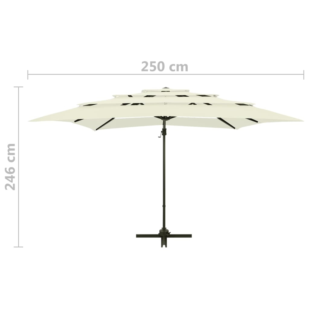 8720286165027_g_en_hd_8 vidaXL 4-Tier Garden Parasol with Aluminium Pole Sand 250x250 cm - Image 9