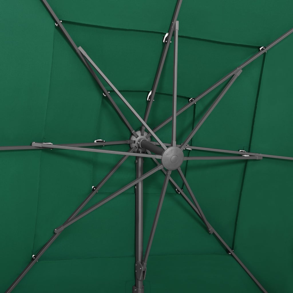 8720286165034_g_en_hd_6 vidaXL 4-Tier Garden Parasol with Aluminium Pole Green 250x250 cm - Image 7