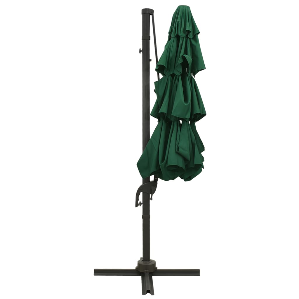 8720286165119_g_en_hd_2 vidaXL 4-Tier Garden Parasol with Aluminium Pole Green 3x3 m - Image 3