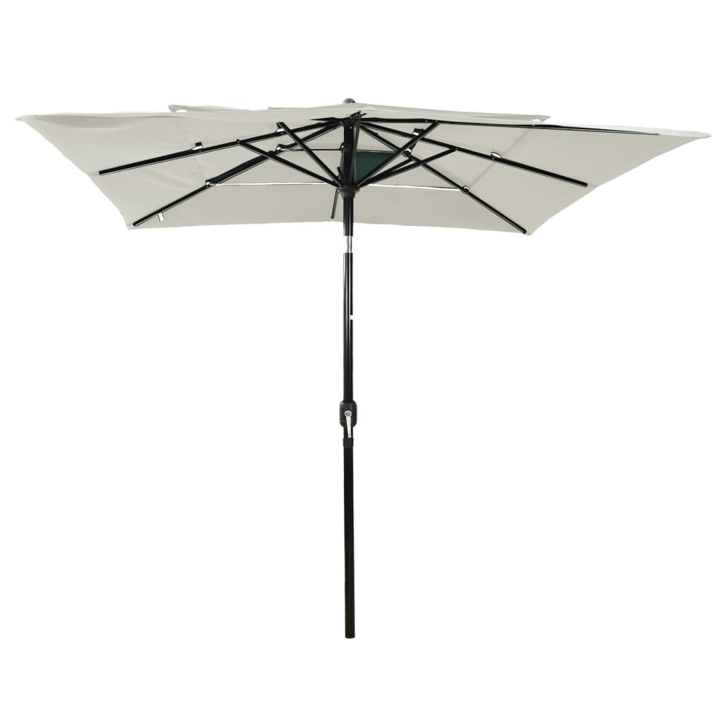 8720286165188_g_en_hd_1 vidaXL 3-Tier Garden Parasol with Aluminium Pole Sand 2.5x2.5 m - Image 2