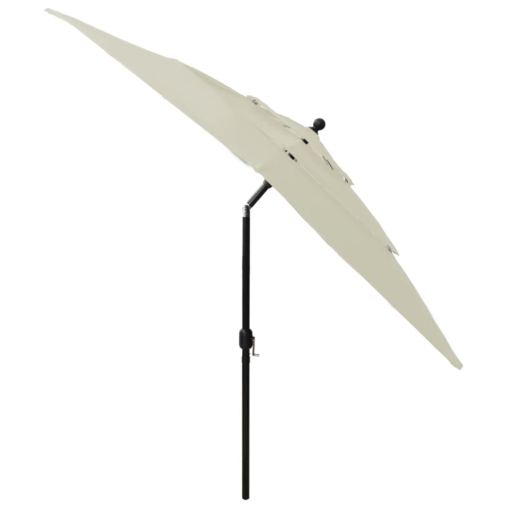8720286165188_g_en_hd_3 vidaXL 3-Tier Garden Parasol with Aluminium Pole Sand 2.5x2.5 m - Image 4