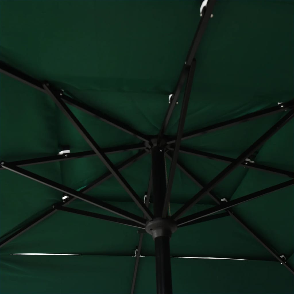 8720286165195_g_en_hd_4 vidaXL 3-Tier Garden Parasol with Aluminium Pole Green 2.5x2.5 m - Image 5