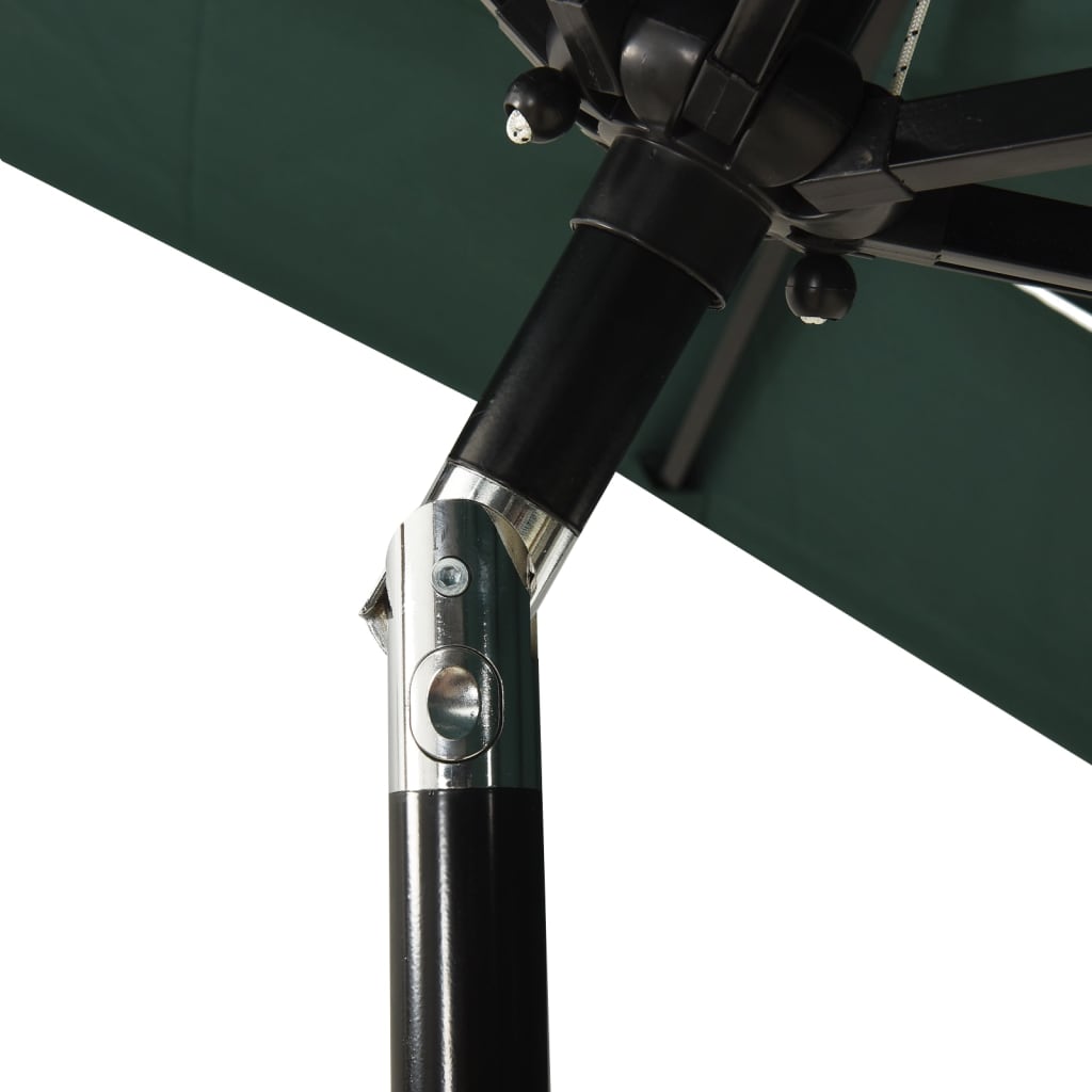 8720286165270_g_en_hd_4 vidaXL 3-Tier Garden Parasol with Aluminium Pole Green 2x2 m - Image 5