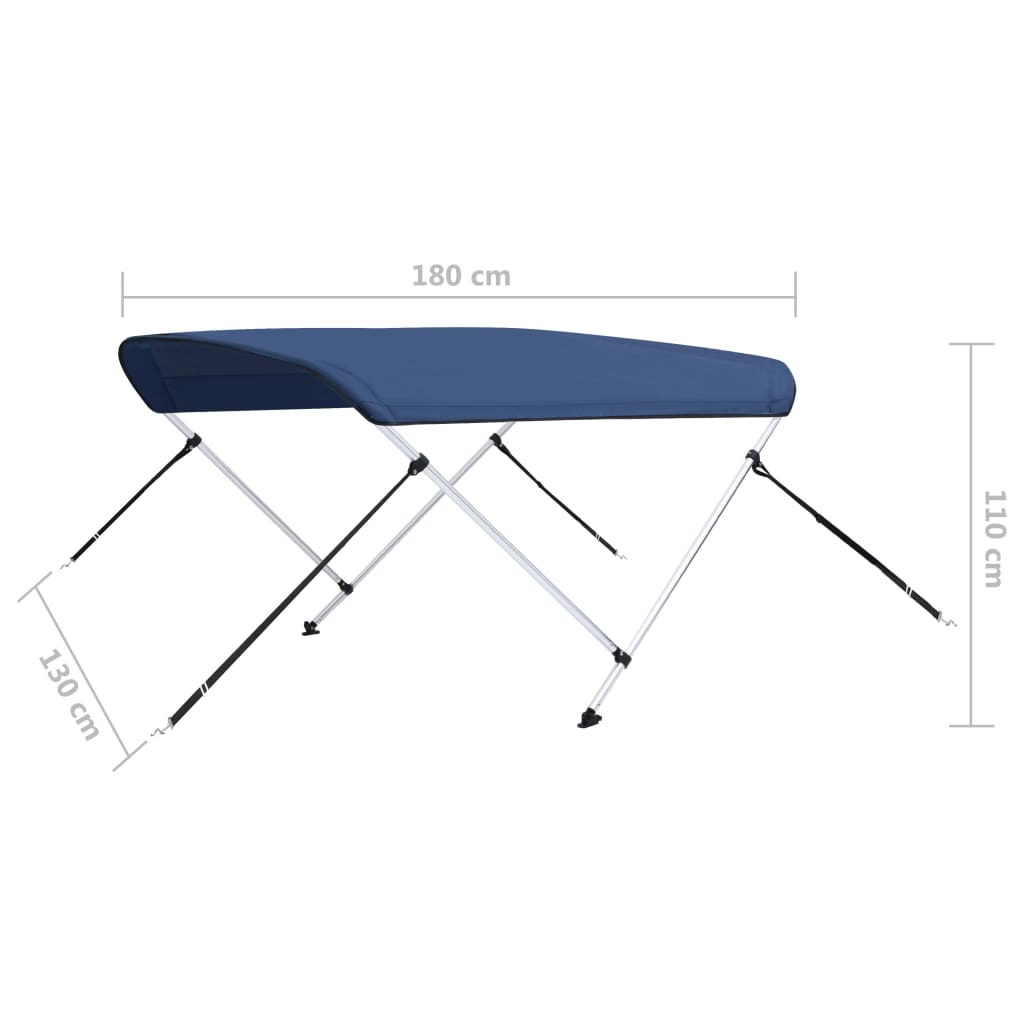 8720286166949_g_en_hd_11 vidaXL 2 Bow Bimini Top Navy Blue 180x130x110 cm - Image 13