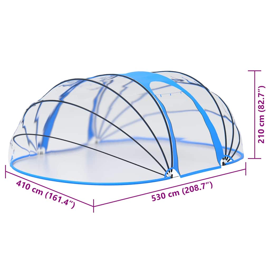 8720286167113_g_en_hd_5 vidaXL Pool Dome Oval 530x410x210 cm - Image 7