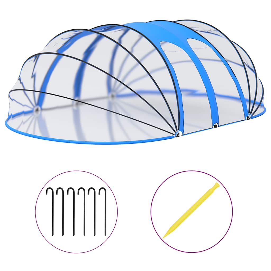 8720286167120_a_en_hd_1 vidaXL Pool Dome Oval 620x410x210 cm - Image 2