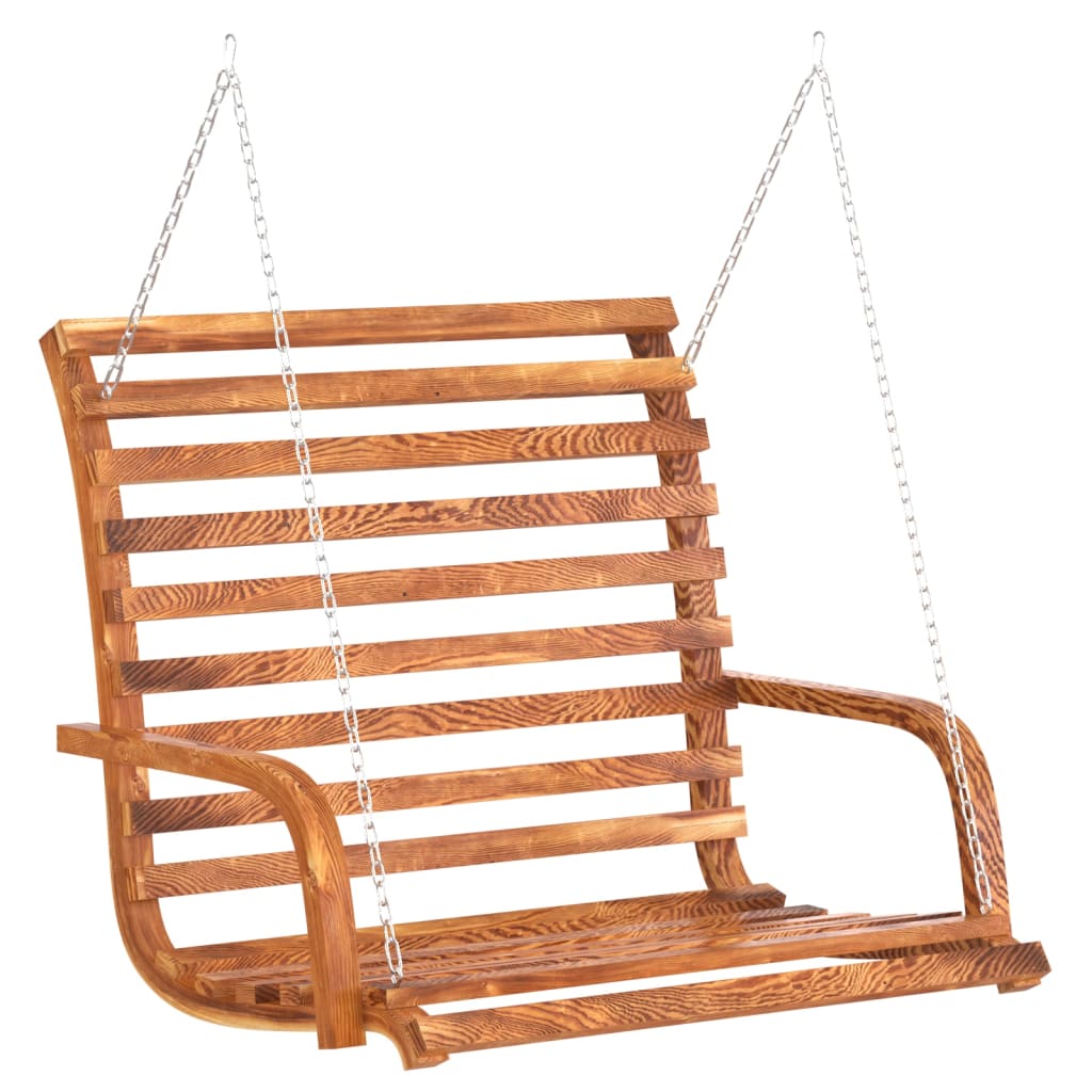 8720286167311_a_en_hd_1 vidaXL Swing Bench Solid Bent Wood with Teak Finish 126x63x92 cm - Image 2