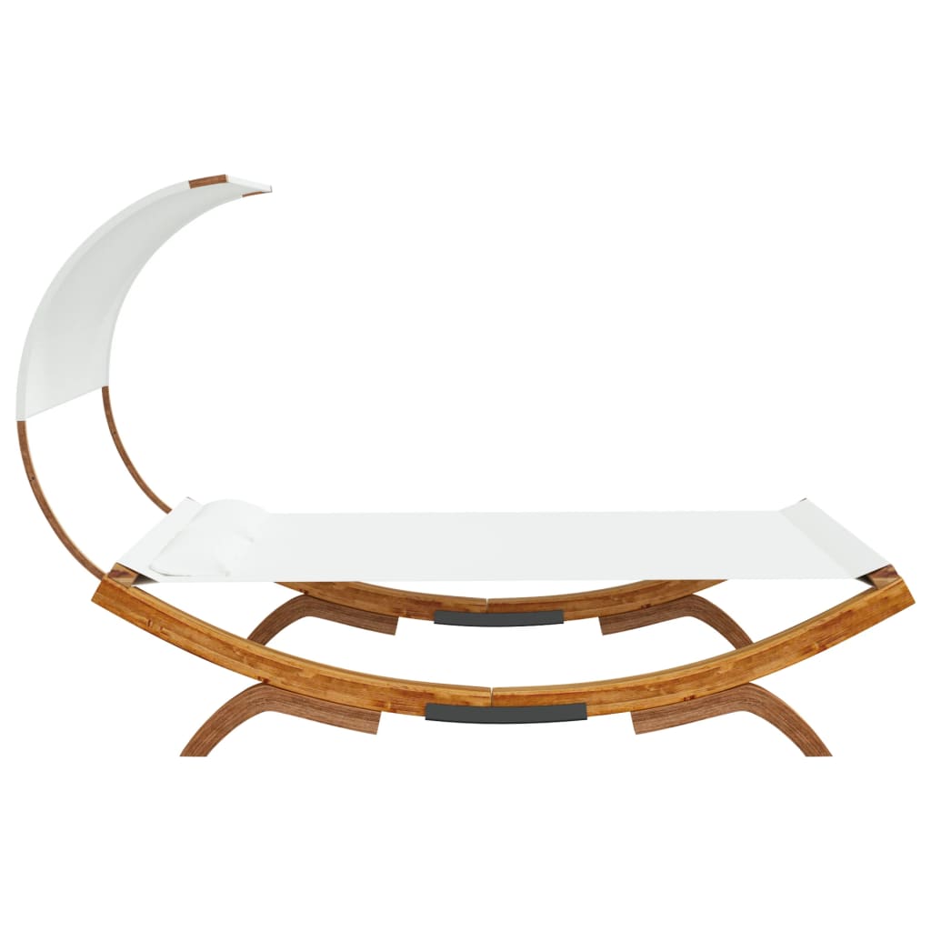 8720286167441_g_en_hd_2 vidaXL Outdoor Lounge Bed with Canopy 165x203x126 cm Solid Bent Wood Cream - Image 4