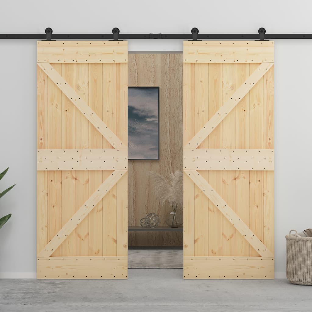 8720286173411_g_en_hd_9 vidaXL Sliding Door with Hardware Set 90x210 cm Solid Pine Wood - Image 11
