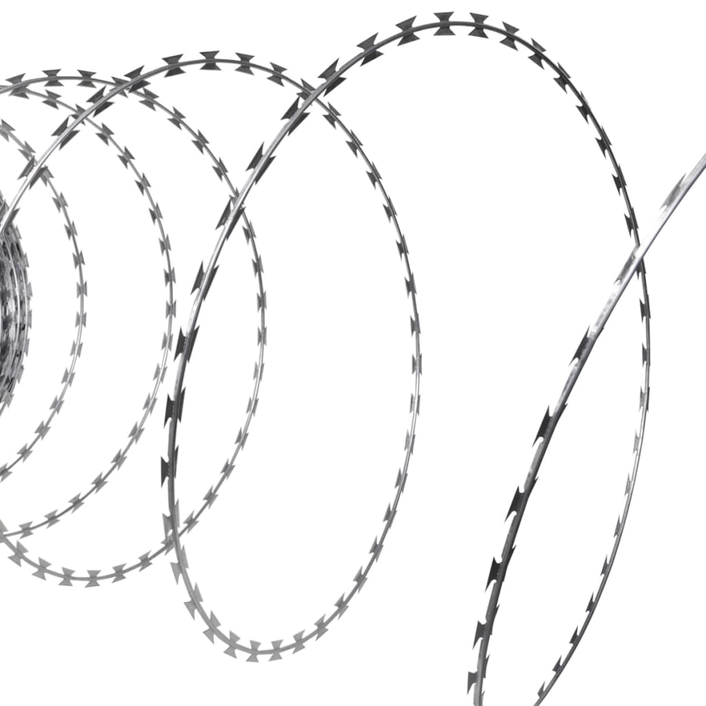 8720286173558_g_en_hd_2 vidaXL Razor Wires Helical Wire Rolls 2 pcs Galvanised Steel 100 m - Image 3
