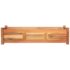 vidaXL Garden Raised Beds 2 pcs Acacia Wood 100x30x25 cm - Image 3