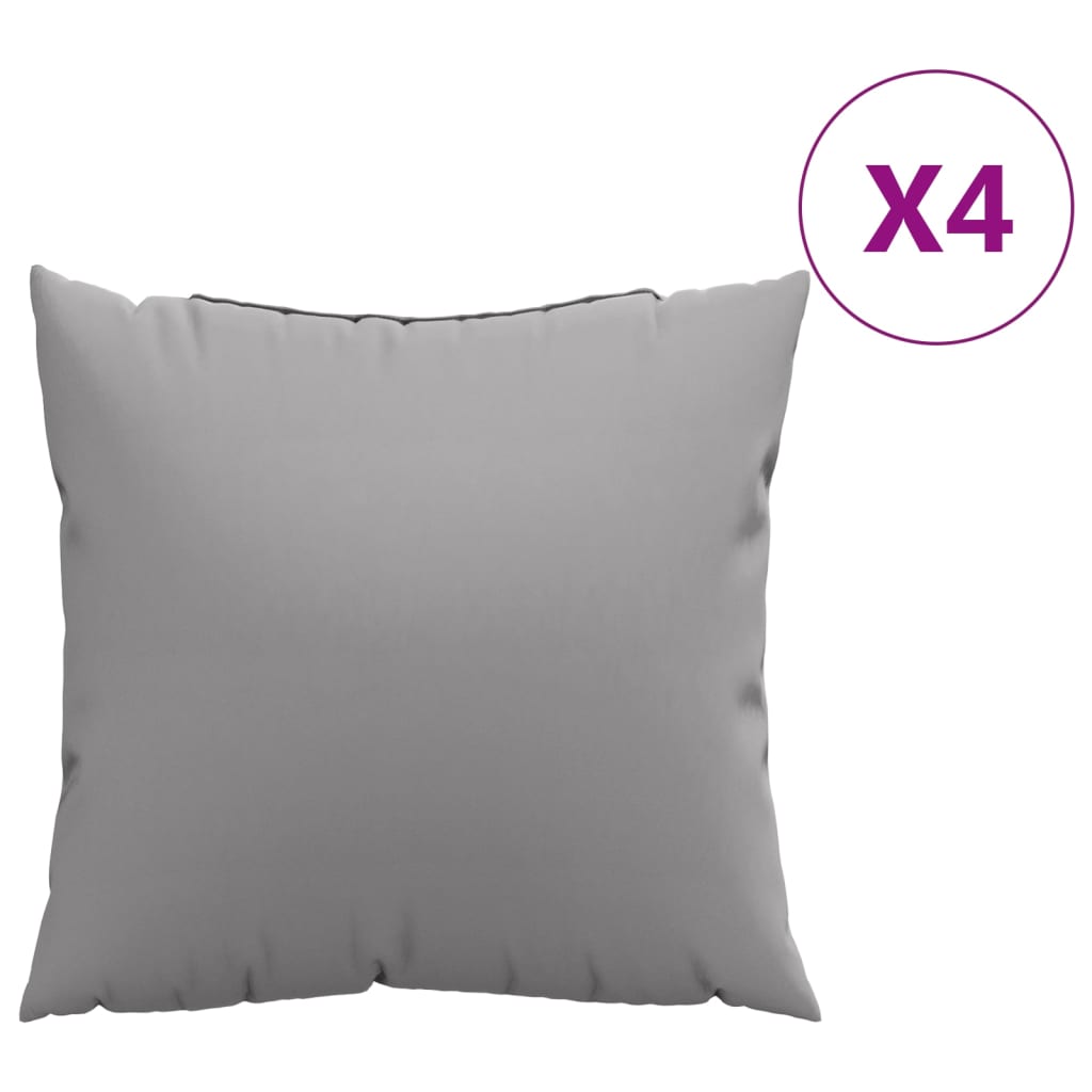 8720286174852_a_en_hd_1 vidaXL Throw Pillows 4 pcs Grey 50x50 cm Fabric - Image 2