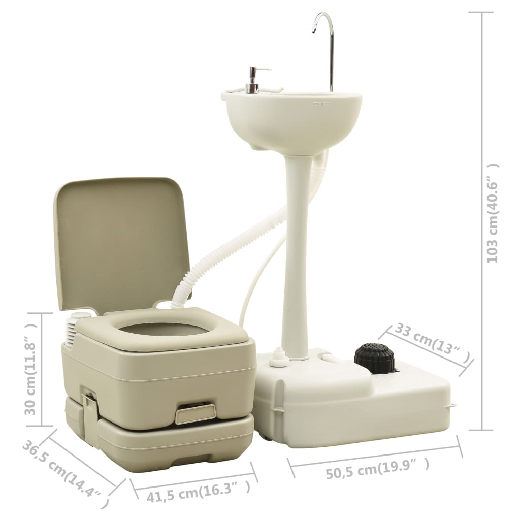 8720286178881_g_en_hd_9 vidaXL Portable Camping Toilet 10+10L and Handwash Stand 20L Set Grey - Image 10