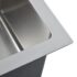 vidaXL Handmade Kitchen Sink Stainless Steel (AU only) - Image 5