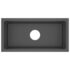 vidaXL Handmade Kitchen Sink Black Stainless Steel (AU only) - Image 2