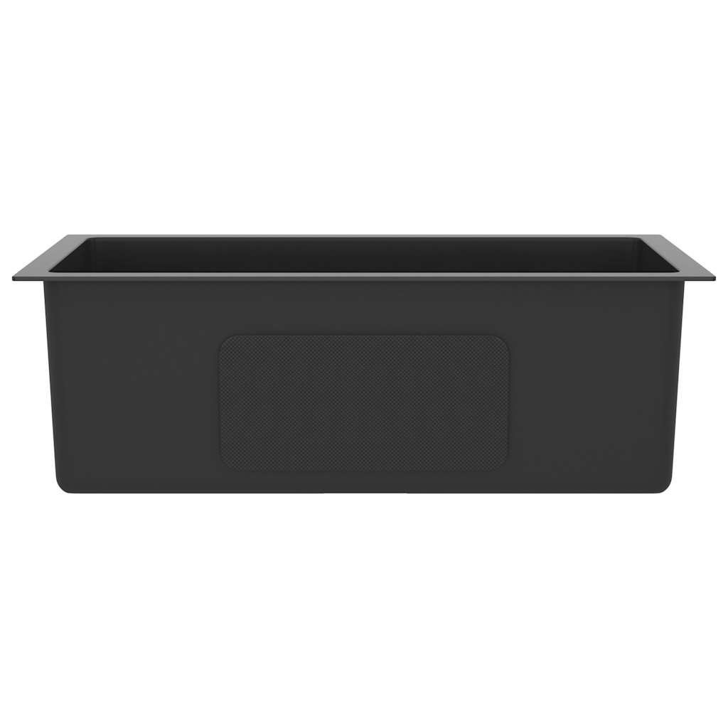 8720286179352_g_en_hd_2 vidaXL Handmade Kitchen Sink Black Stainless Steel (AU only) - Image 4