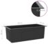 vidaXL Handmade Kitchen Sink Black Stainless Steel (AU only) - Image 7