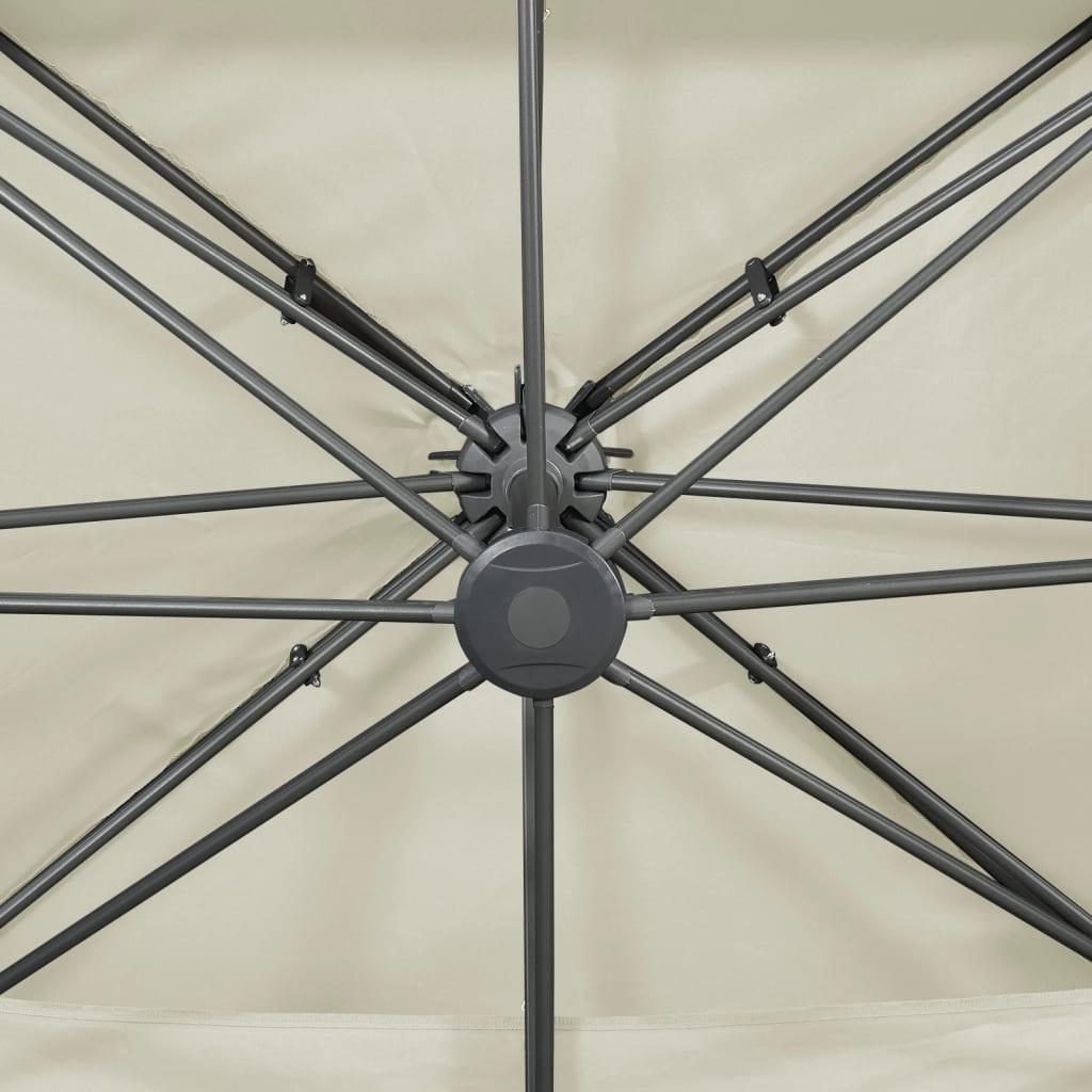 8720286181737_g_en_hd_6 vidaXL Cantilever Garden Parasol with Double Top Sand 400x300 cm - Image 7