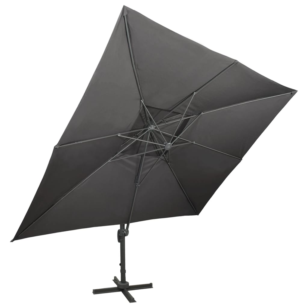 8720286181775_g_en_hd_1 vidaXL Cantilever Garden Parasol with Double Top Anthracite 400x300 cm - Image 2