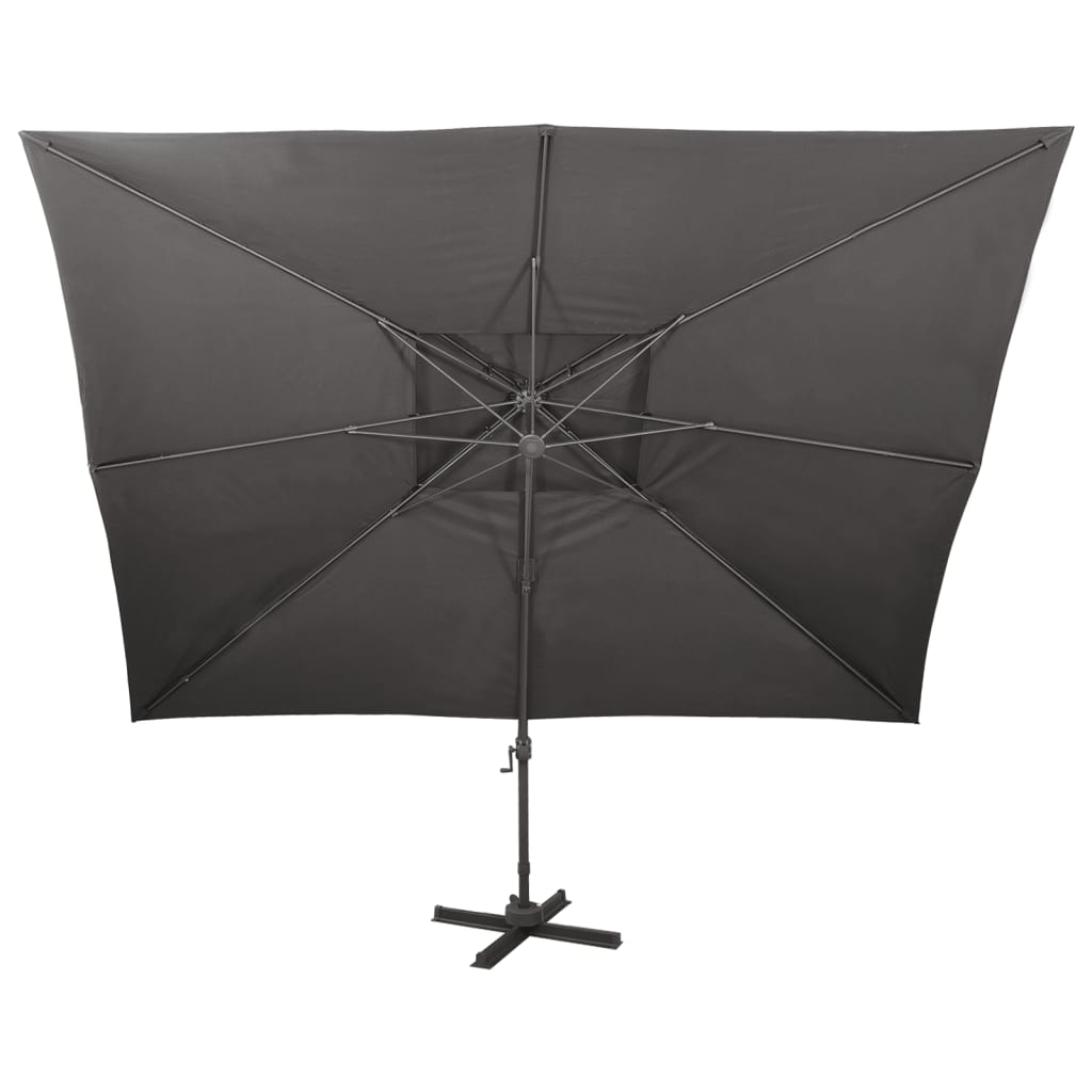 8720286181775_g_en_hd_2 vidaXL Cantilever Garden Parasol with Double Top Anthracite 400x300 cm - Image 3