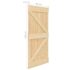 vidaXL Sliding Door with Hardware Set 80x210 cm Solid Pine Wood - Image 12