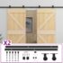 vidaXL Sliding Door with Hardware Set 80x210 cm Solid Pine Wood - Image 2