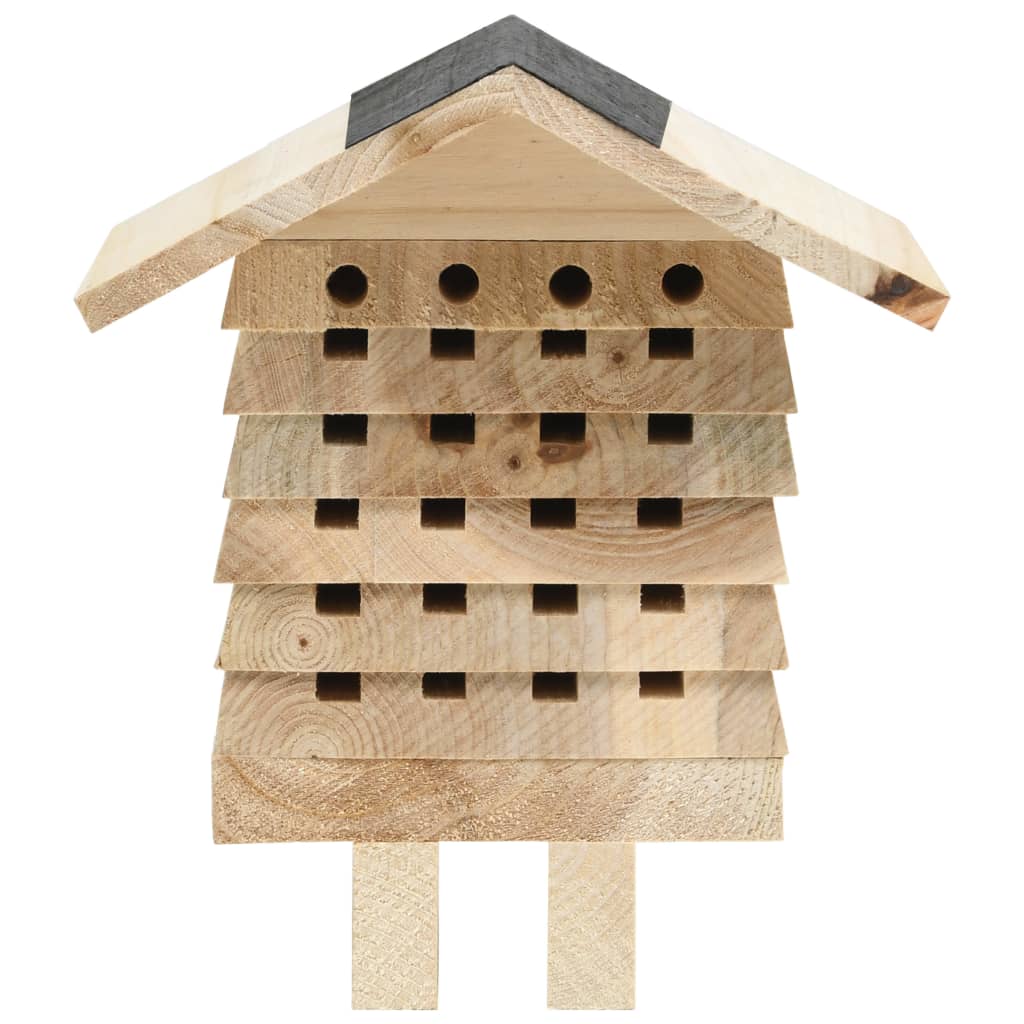 8720286182581_g_en_hd_1 vidaXL Bee Hotel Solid Firwood 22x20x20 cm - Image 2