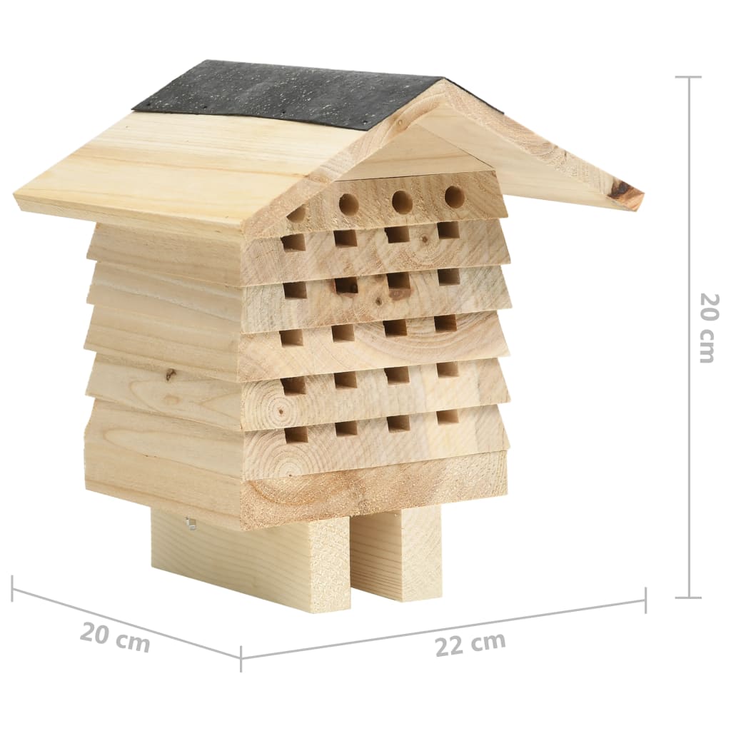 8720286182581_g_en_hd_8 vidaXL Bee Hotel Solid Firwood 22x20x20 cm - Image 9